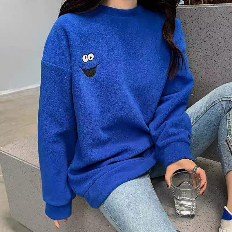 Sweater Bordir Elmo Wanita NR