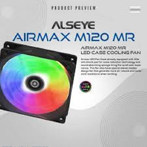 Fan Casing 12cm Alseye Airmax M-120 MR LED RGB Gaming Fan Case M120 MR