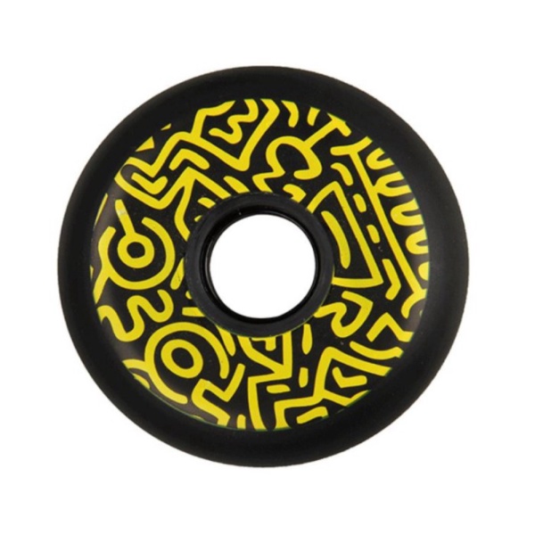 Promo Roda Sepatu Roda Inline Skate Slide Fides Black 76MM Limited