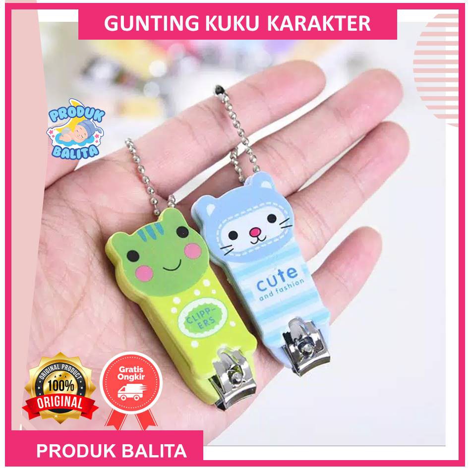 Gunting Kuku Mini Karakter Motif Lucu Terlaris