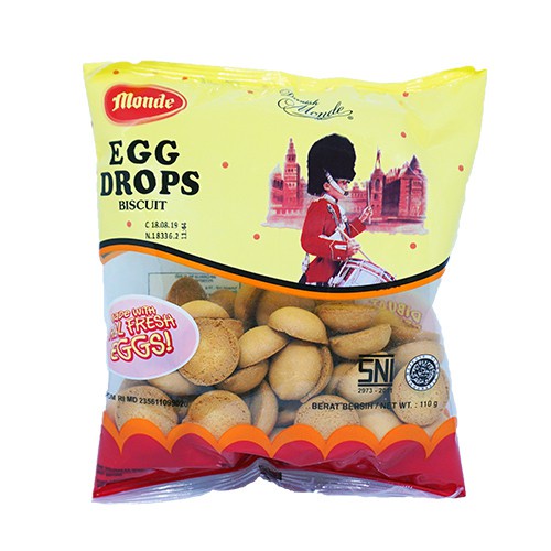 

Monde Egg Drop Eggdrop Biskuit Biscuit - 110g