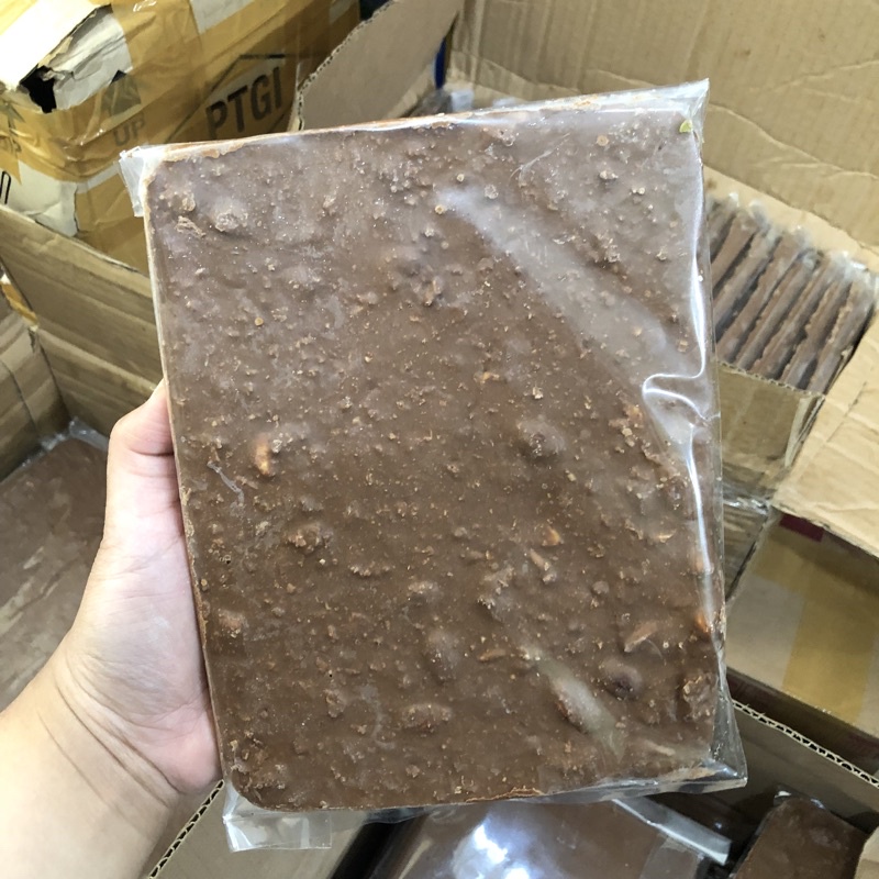 

[350gram] COKLAT BLOK PREMIUM KACANG MELIMPAH BAHAN SQ MIX TAKEIT