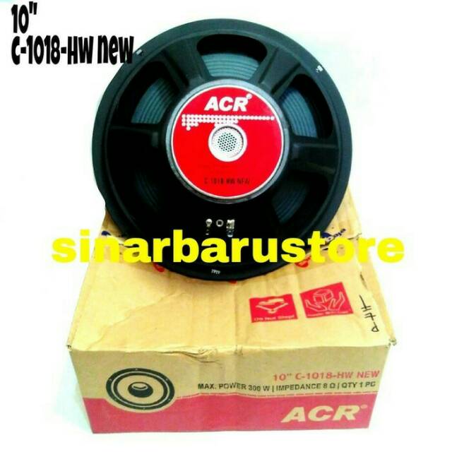 SPEAKER/SPEKER SALON/MUSIK "ACR" 10"(inchi) FULL RANGE C-1018HW 300W