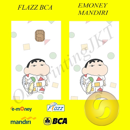 CUSTOM KARTU FLAZZ BCA GENERASI 2 ATAU EMONEY/SALDO 0 - SINCANN EDITION