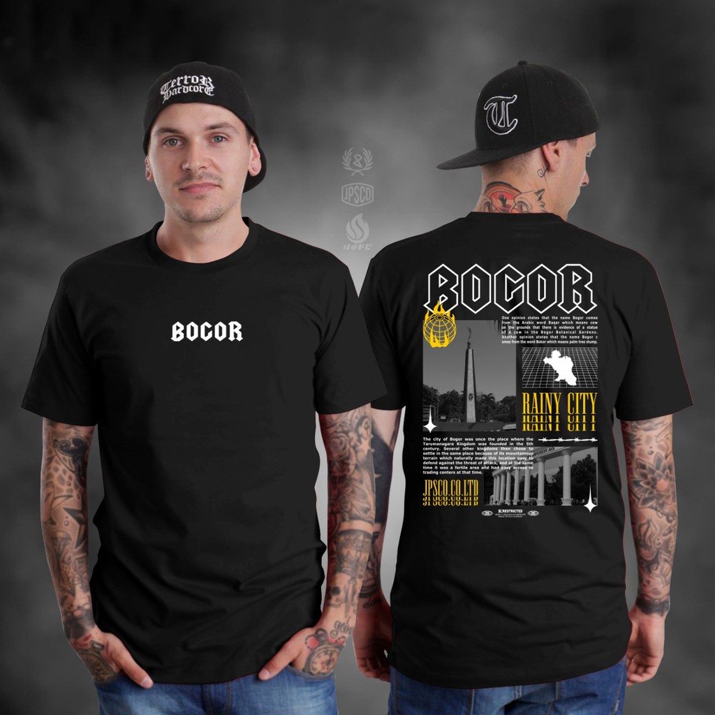 KAOS DISTRO BOGOR KAOS ICON KOTA BOGOR RAINY CITY BAJU KOTA BOGOR