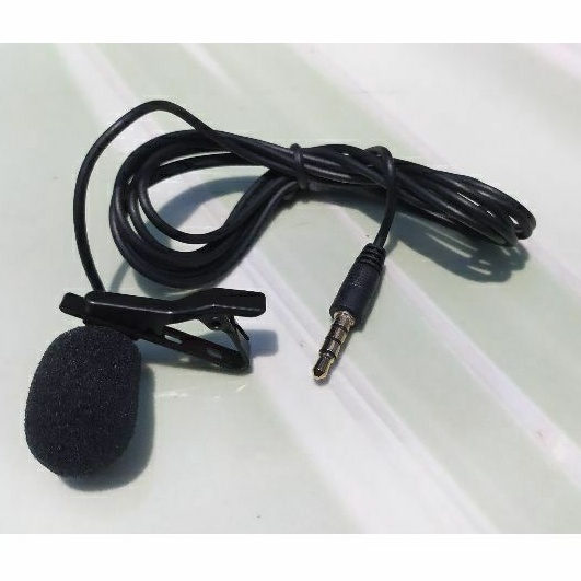 mic kancing clip on condenser jack 3.5mm bagus