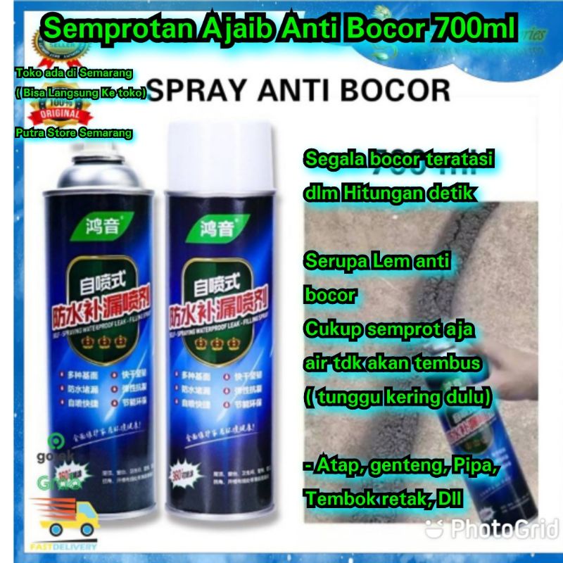 Ajaib Spray anti bocor 700ml Tahan Spray Penambal Bocor universal Semprotan Ajaib