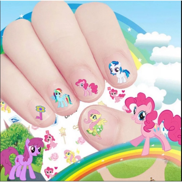 Finger Nail Art Sticker / Stiker Kuku Anak / Finger Nail Art Anak Sticker Kuku Kartun Lucu Anak