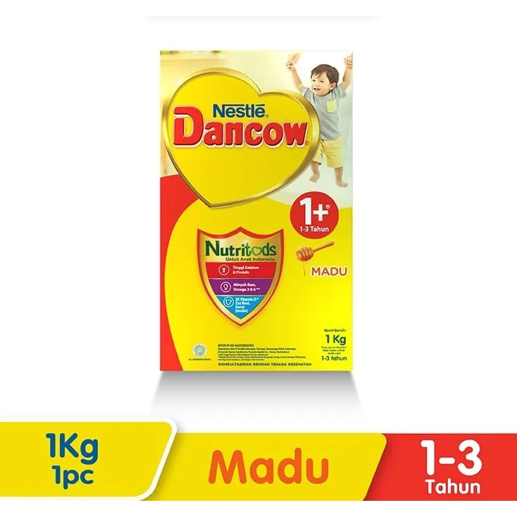 Dancow 1+ Susu Formula Anak Rasa Madu 1000G