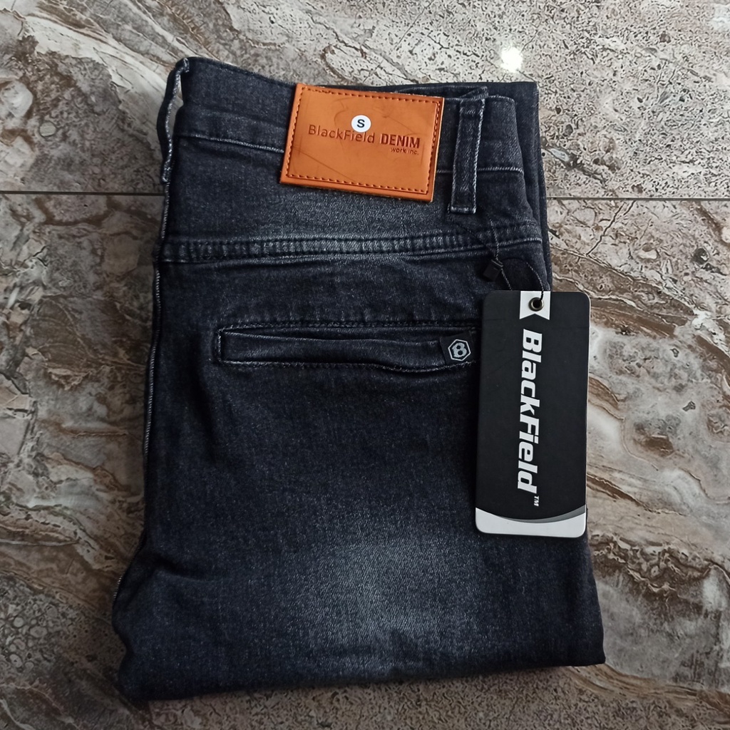 Celana Panjang jeans pria saku bobok original blackfield