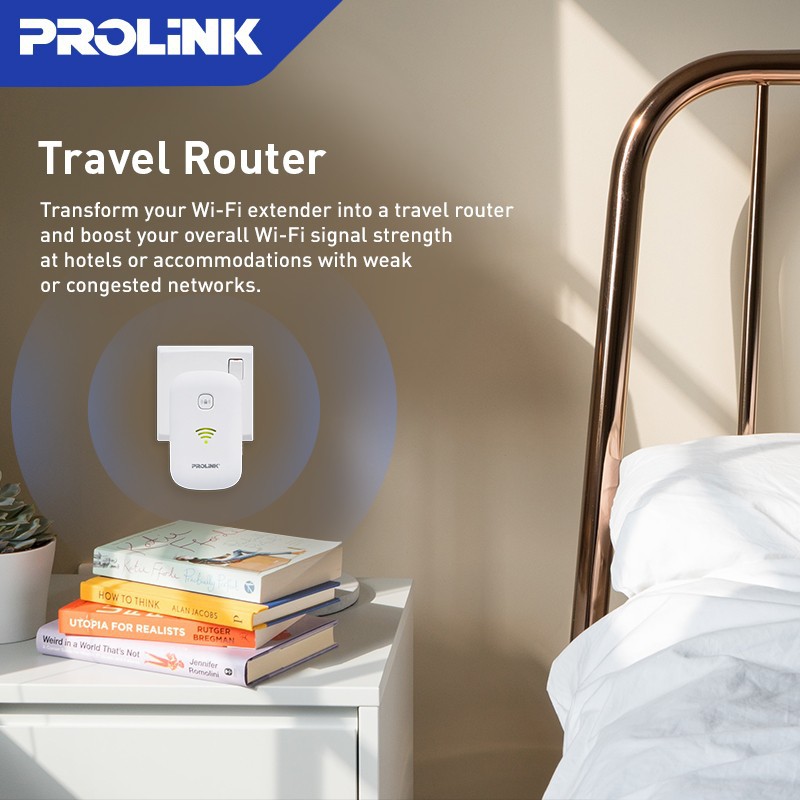 PROLINK PEN1201 WiFi Repeater AP Router 3in1 Extender Penguat Sinyal