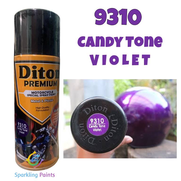 Pilox Diton Premium Candy Tone Violet 9310 Ungu Candytone Transparan Cat Pilok Tahan Bensin