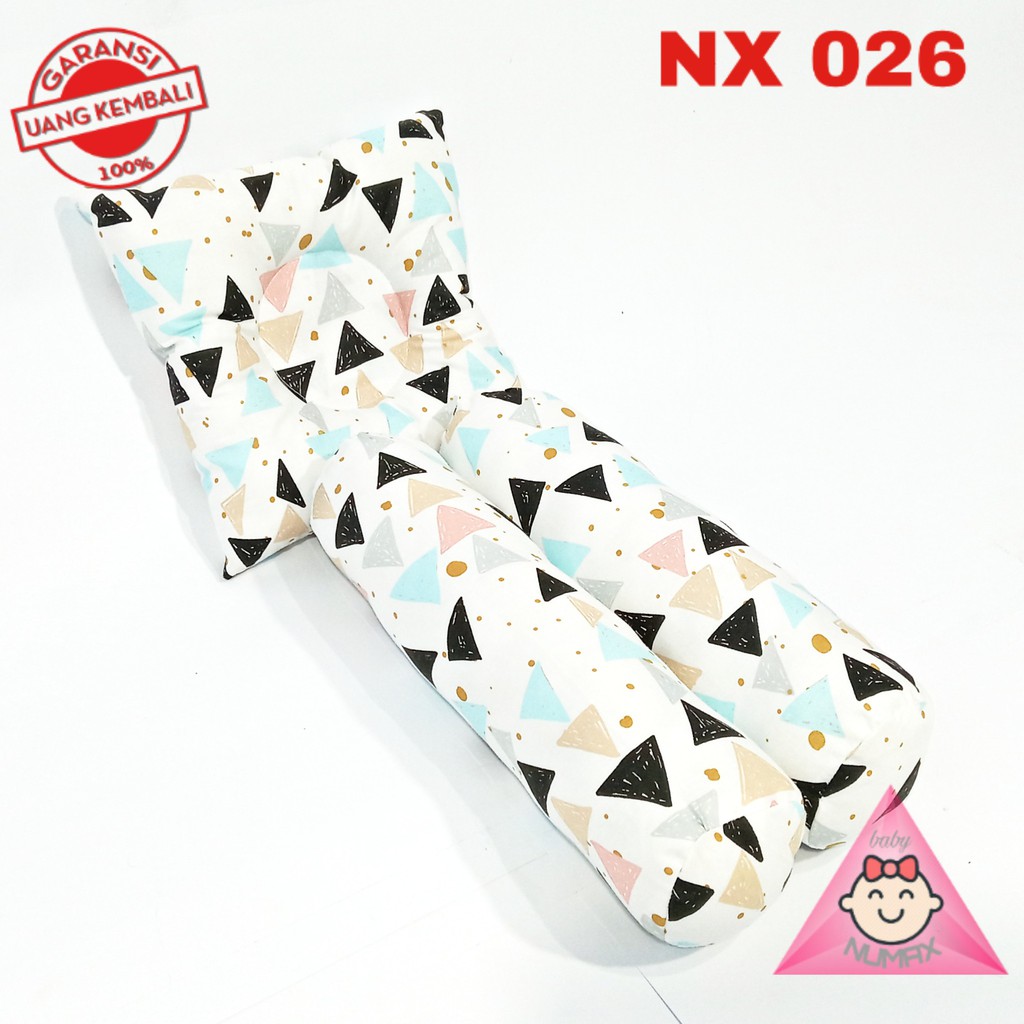 Kasur Bayi Lipat Kelambu Terlaris BEST SELLER | Perlengkapan Bayi Segitiga Cute  | Tempat Tidur Bayi-4