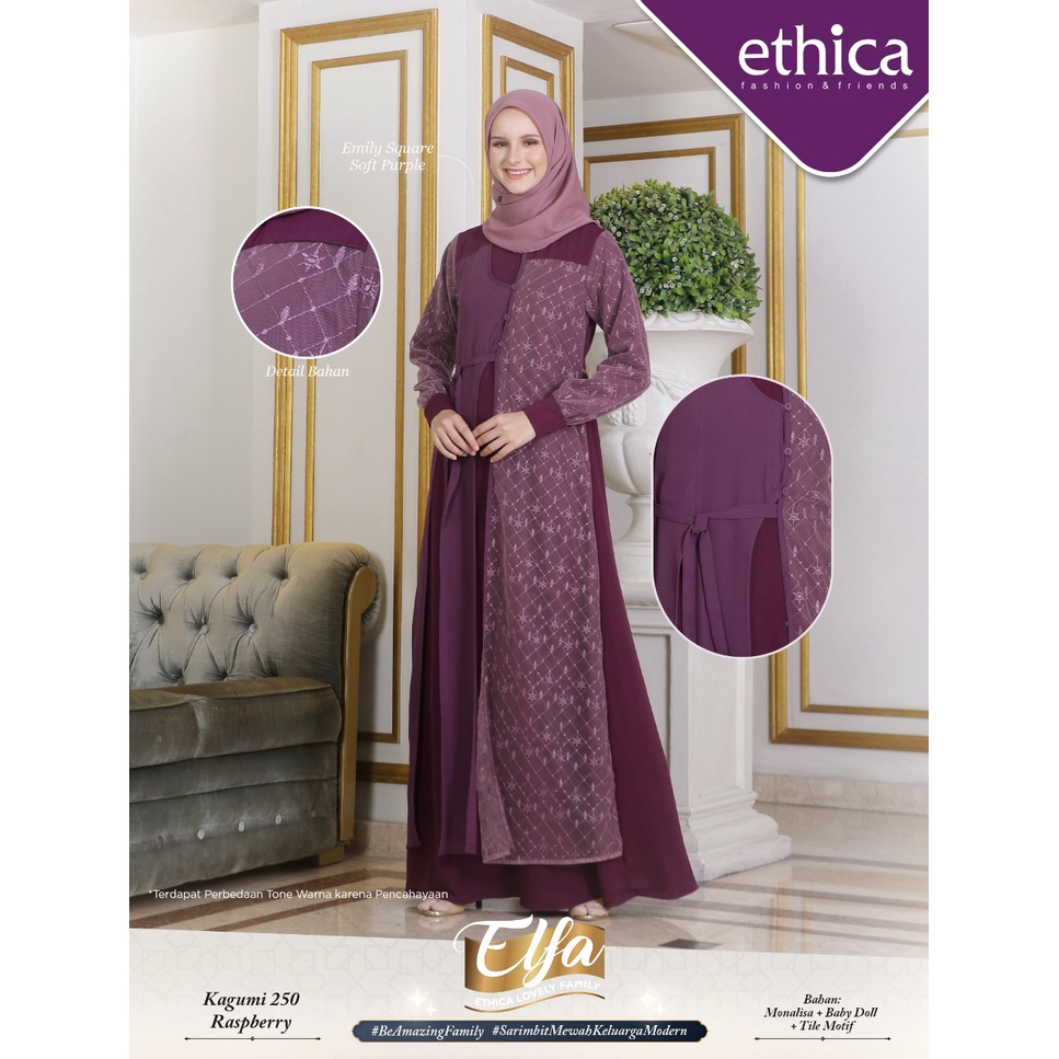 KAGUMI 250 RASPBERRY ETHICA/GAMIS TERBARU ETHICA