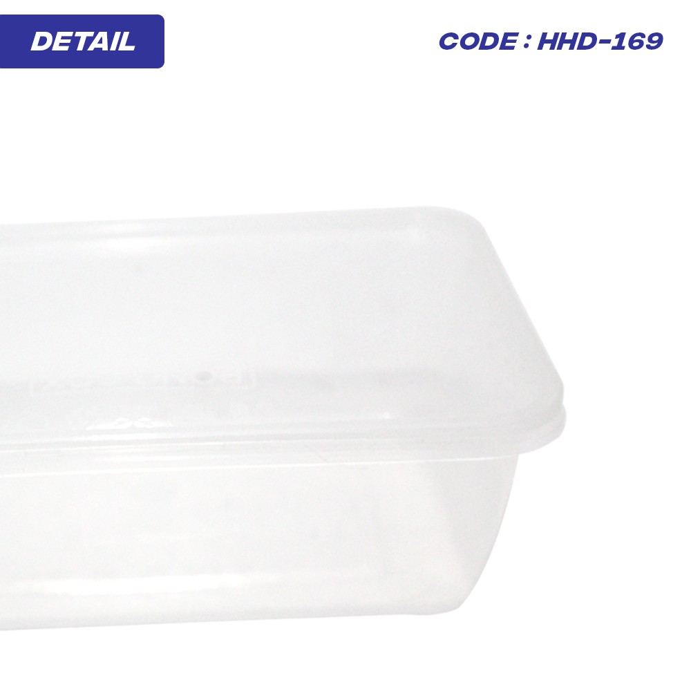 HHD-169 | PONG BOX - Kotak Plastik Makanan Box - Thinwall Container Food 750 ml