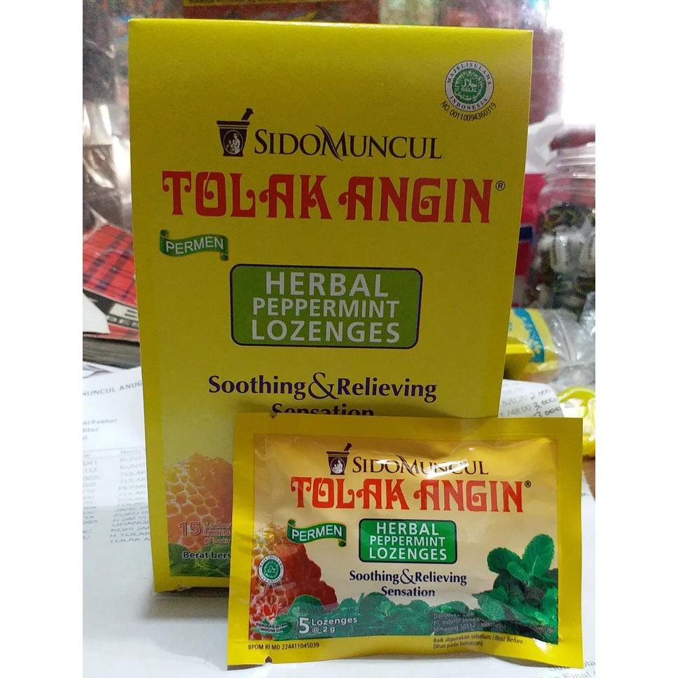 

Permen Tolak Angin Sidomuncul (1 pack 15 Sachet)