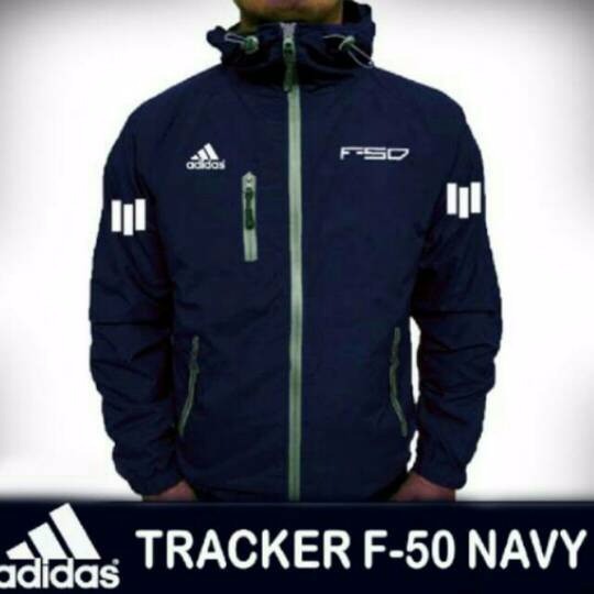 IMPORT Jaket tracker windbreaker adidas F50 navy TERMURAH