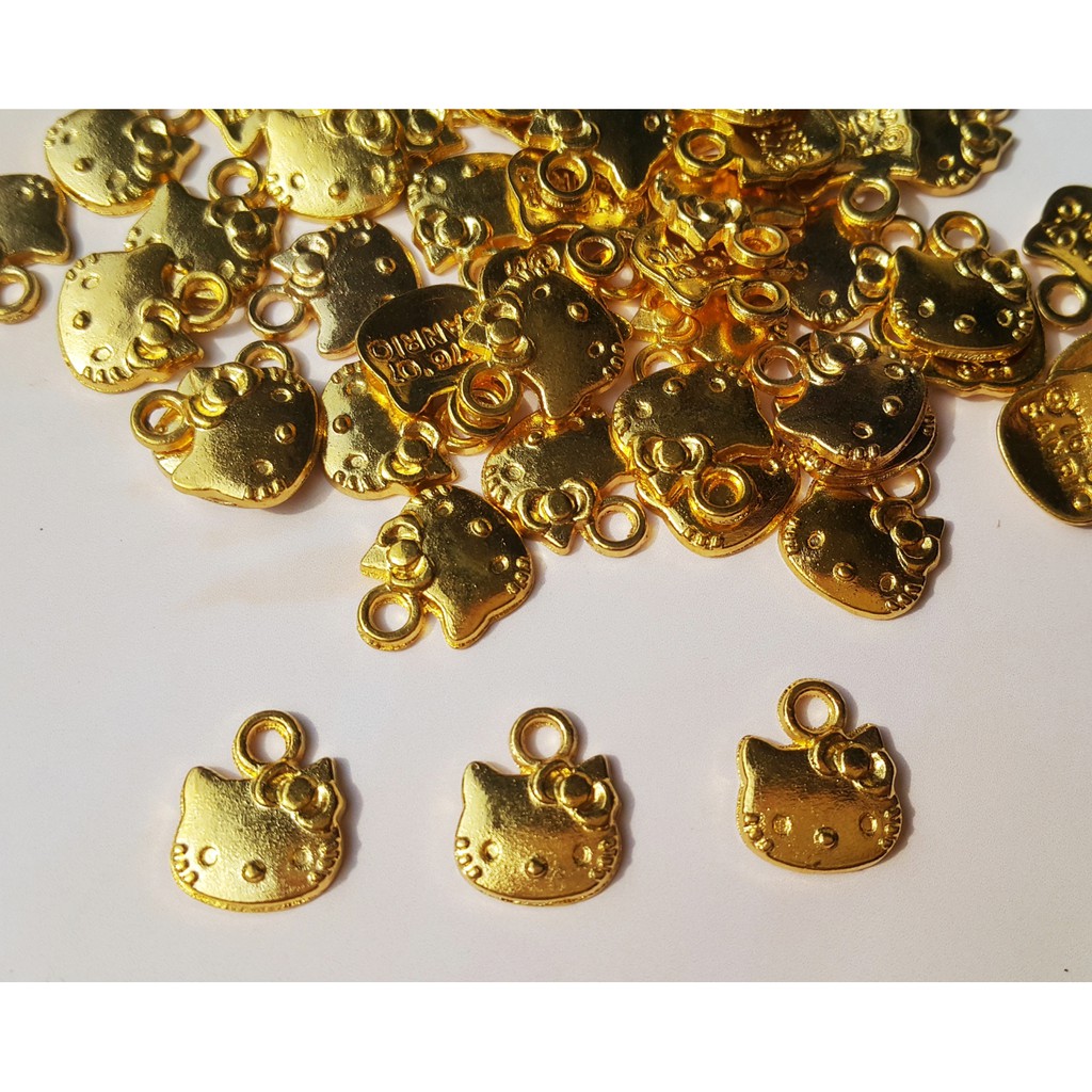 [DIY Aksesoris] Hello Kitty Pendant / Gantungan Kucing