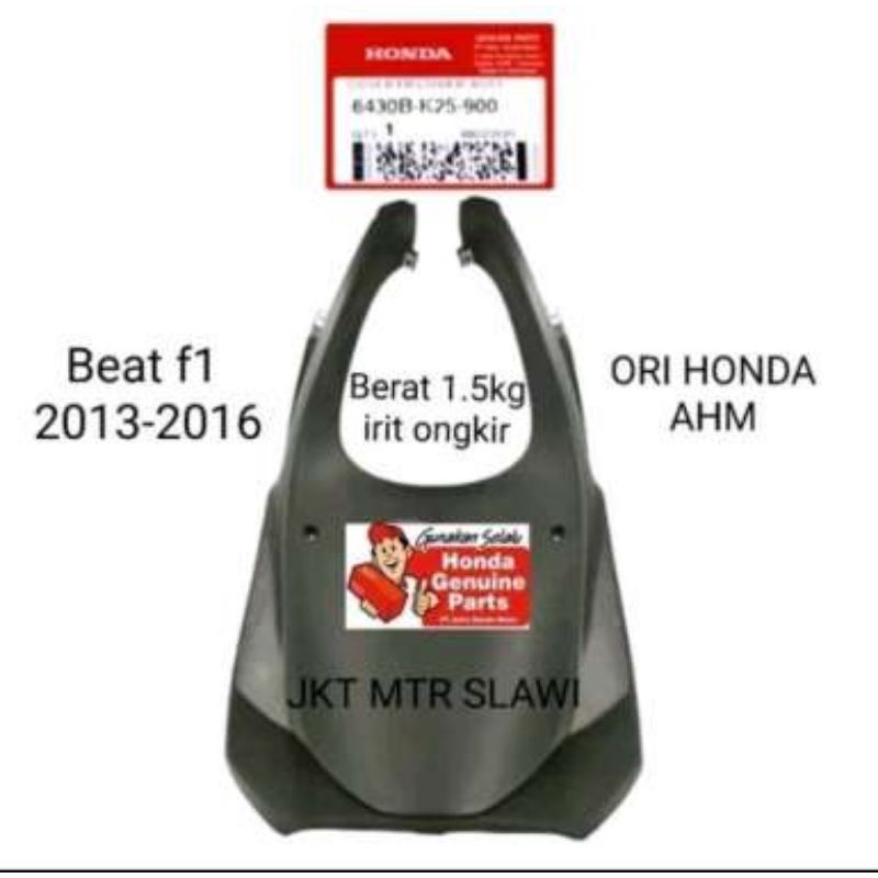 6430B-K25-900 cover fr lower paru tadah lumpur beat fi 2013-2016 asli honda