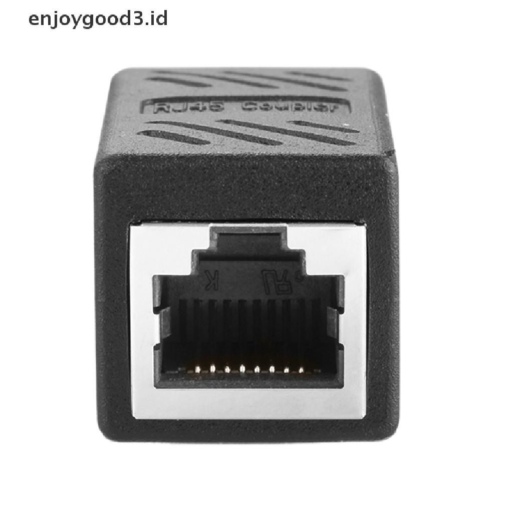 Adapter Konektor Coupler Rj45 Female Ke Female Cat6 Untuk Jaringan Ethernet