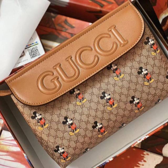 Tas gucci sling bag mickey