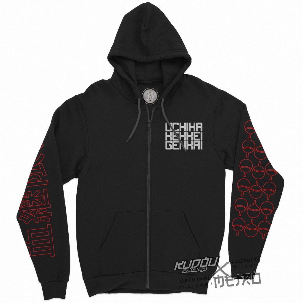 Jaket Kekkai Genkai Sharingan Naruto Anime Manga