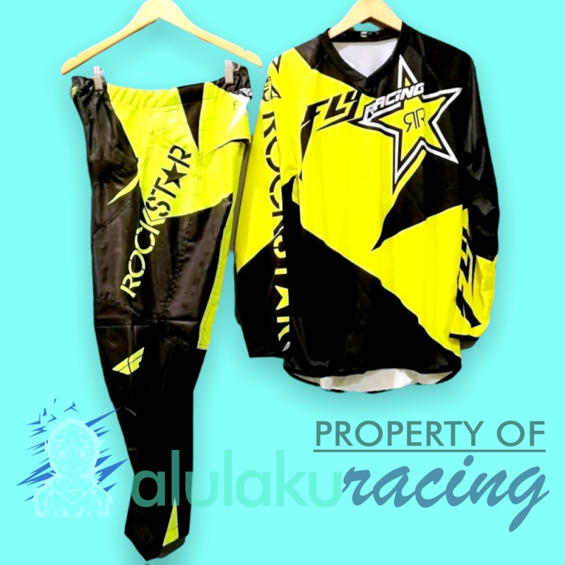 Jersey &amp; Celana Motocross MX Trail Satu Set for Trabas Adventure - 013