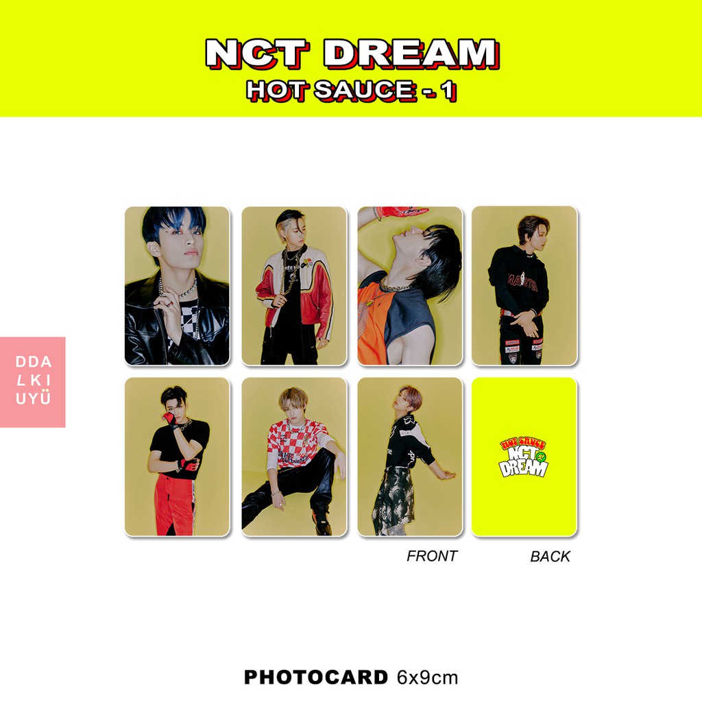 NCT DREAM photocard [HOT SAUCE] Ver. 1 Shopee Indonesia