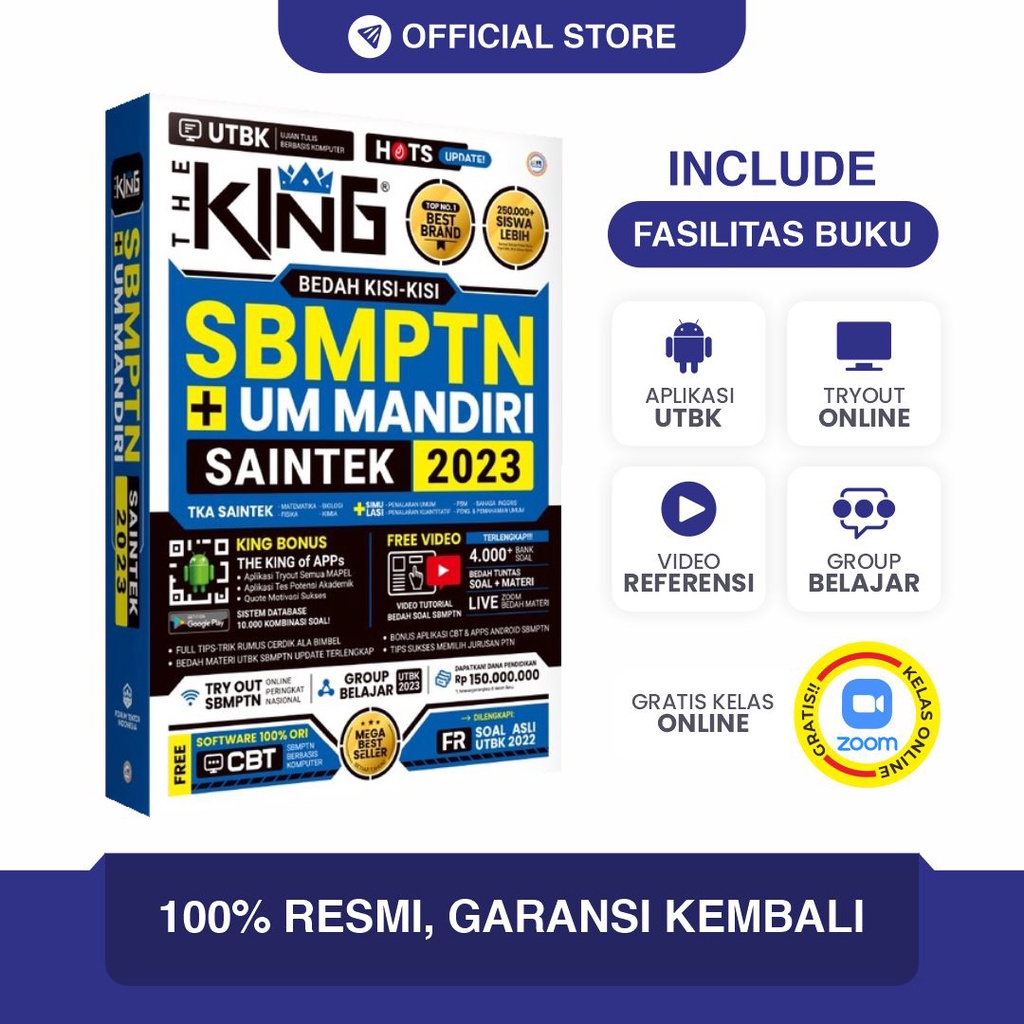 The King Buku UTBK SBMPTN UM Mandiri Saintek 2023 HOTS Terlengkap-1