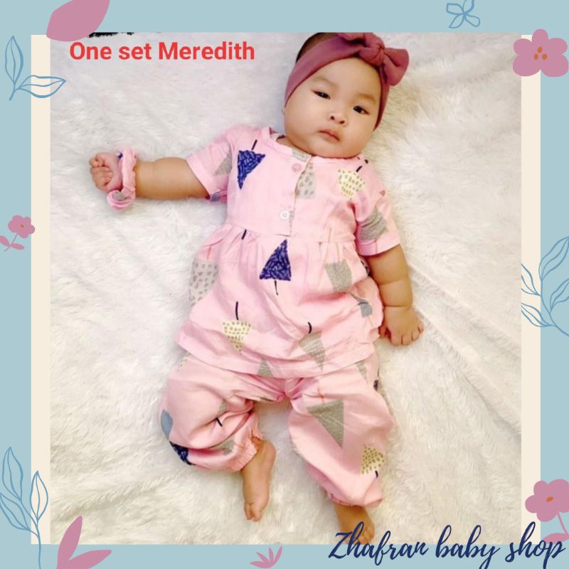 GROSIR ONE SET MEREDITH BY LITTLE KODA 1-3 TH (10 pcs)
