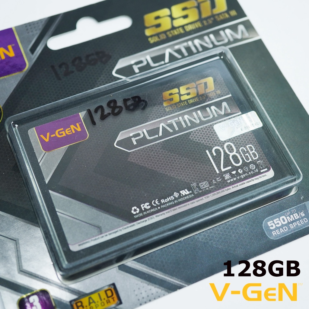 HARDDISK SSD 128GB SSD VGEN 128GB SATA3 ORIGINAL RESMI