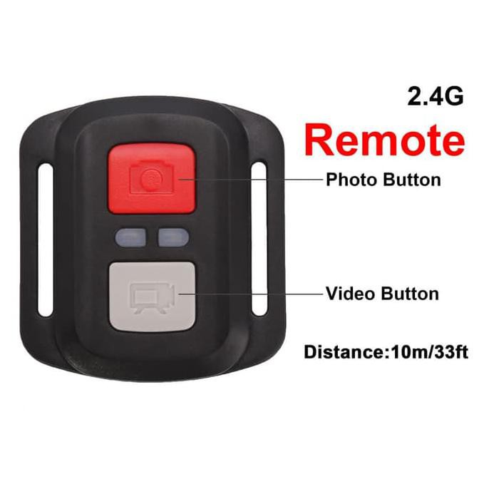 Asuransi Premium Eken H9R Action Camera Waterproof 4K Wifi With Remote & Mount Set Murah