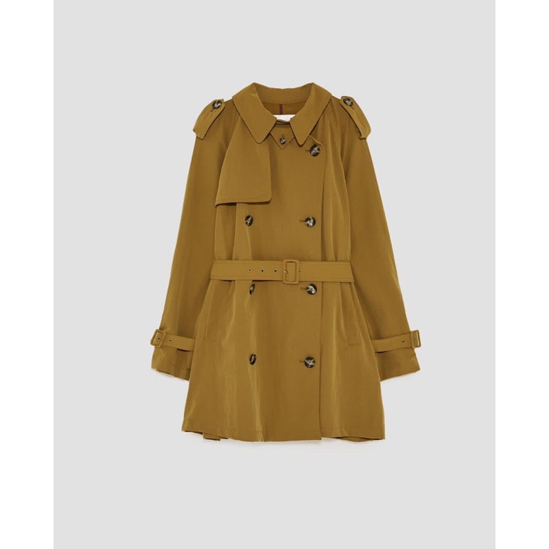 ZARA LIGHTWEIGHT TRENCH COAT