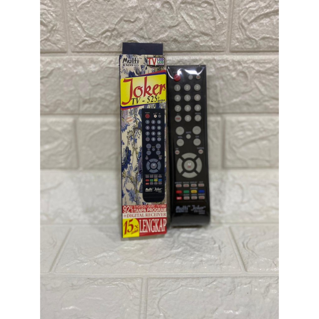 Remote TV Multi RM99+ID Joker TV-525+ Giga