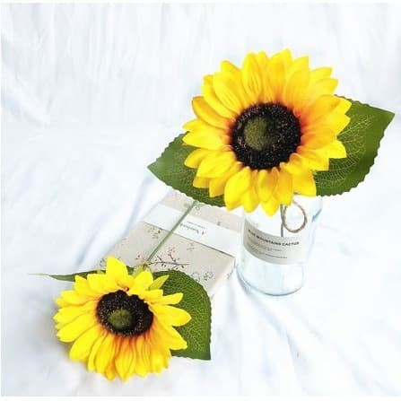 Artificial Flower - Silk Sun Flower Diameter 14cm