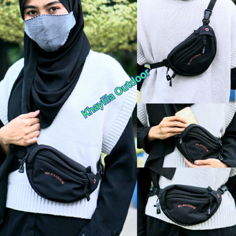  TAS  PINGGANG SELEMPANG  WAISTBAG CASUAL PRIA  DAN WANITA 