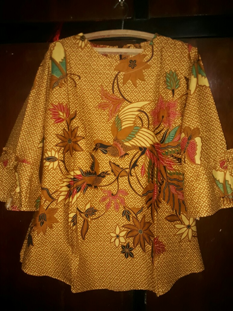 Atasan Batik Dolby Dolbi Dobby Doby Tenun Sutra Tulis Halus Katun Atbm Baron ,sarombit Atasan