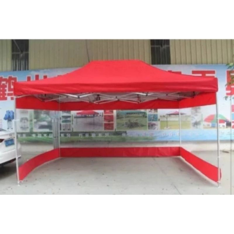 Tenda Lipat Premium 3x4,5 dinding 3 sisi