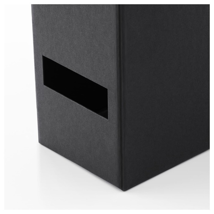 

File-Box- 2 Pcs Box File Majalah Hitam Iktjena Black Box File 30X25X10 -Box-File.