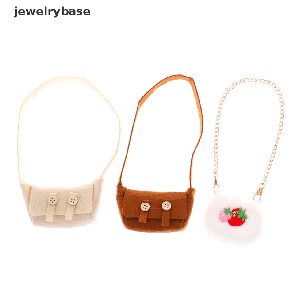 (jewelrybase) 1pc Mainan Dress / Kacamata / Tas Bahan Plush Untuk Aksesoris Boneka 30cm