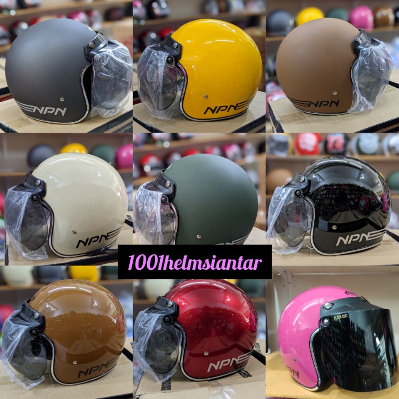 Helm BOGO PREMIUM Merk NPN List Crome
