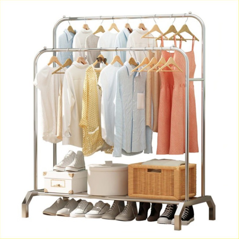 Standing Hanger Multifungsi Gantungan Baju  Rak Jemuran 