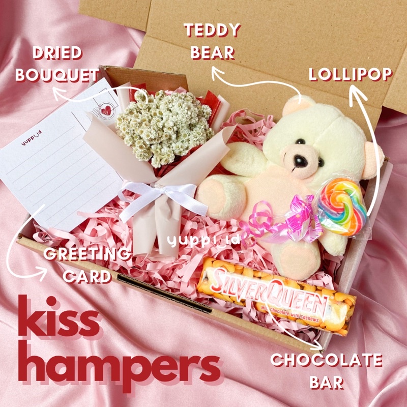 

VALENTINE HAMPERS | 3 JENIS | LOVE COLLECTION | Hampers Valentine Isi Boneka Gantungan Boneka Beruang Lollipop Hati Cokelat Buket Mini Praktis Lucu dan Murah Meriah Hadiah Kado