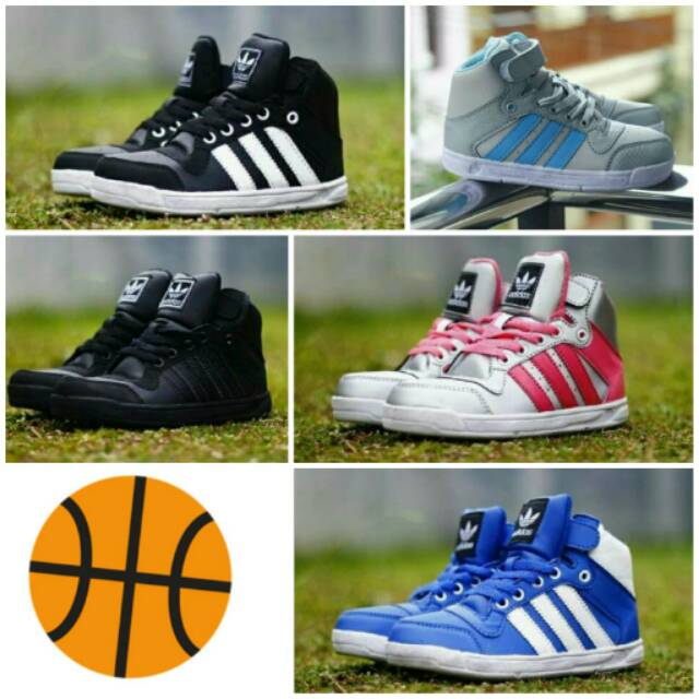 Adidas Top Ten 80's sepatu basket import anak
