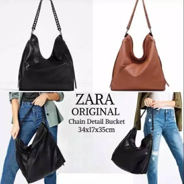 Zara chain bucket bag