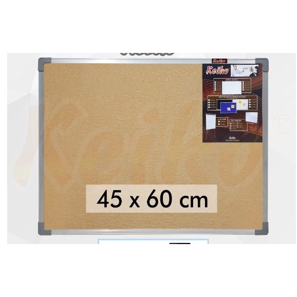 

Softboard / Pin Board / Cork Board / Papan Pengumuman / Mading Gantung Polos 45 x 60 cm