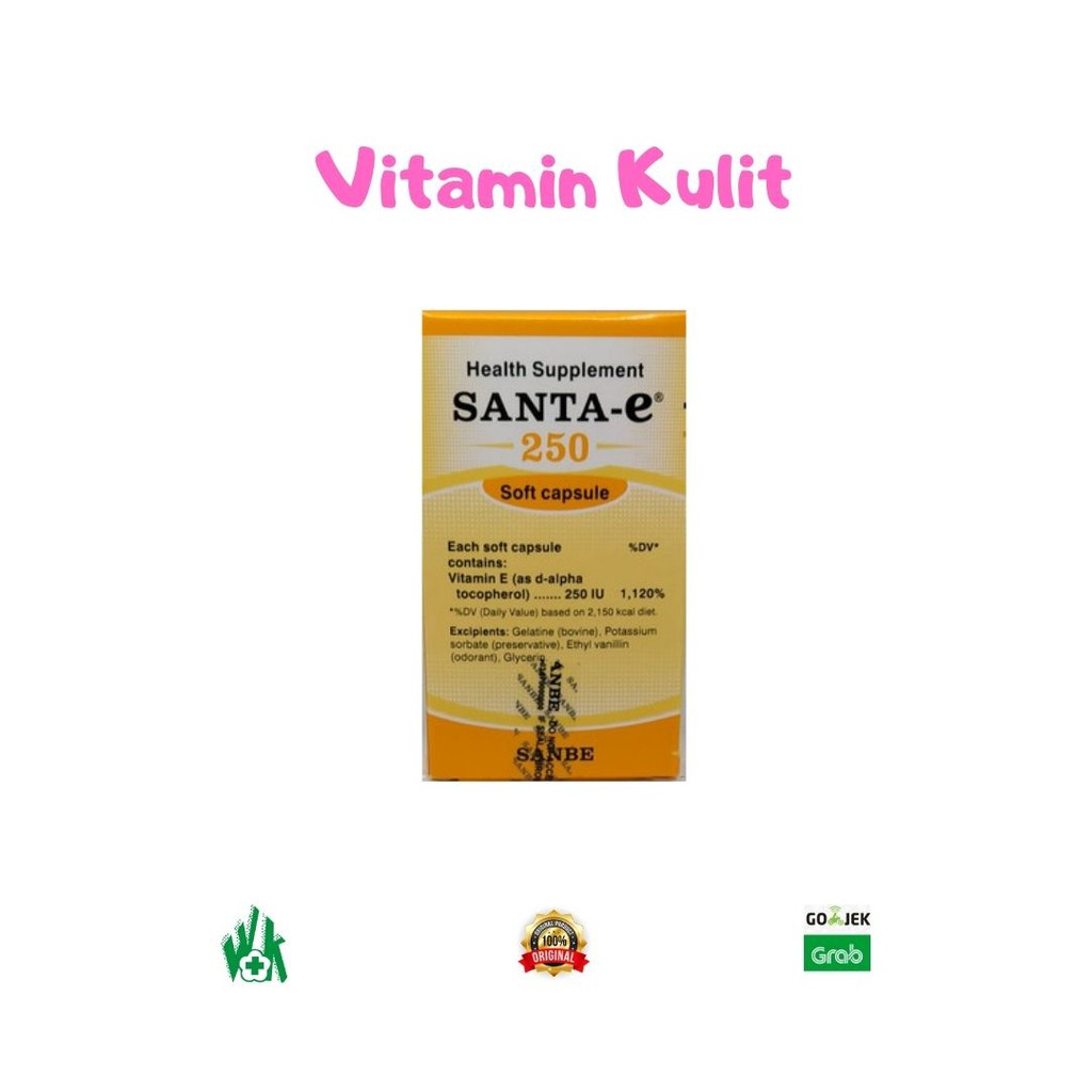 Santa E Softcaps 250iu 30s Shopee Indonesia