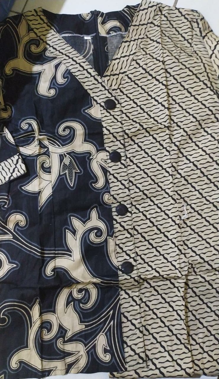 Atasan Batik Dolby Dolbi Dobby Doby Tenun Sutra Tulis Halus Katun Atbm Baron ,sarombit Atasan