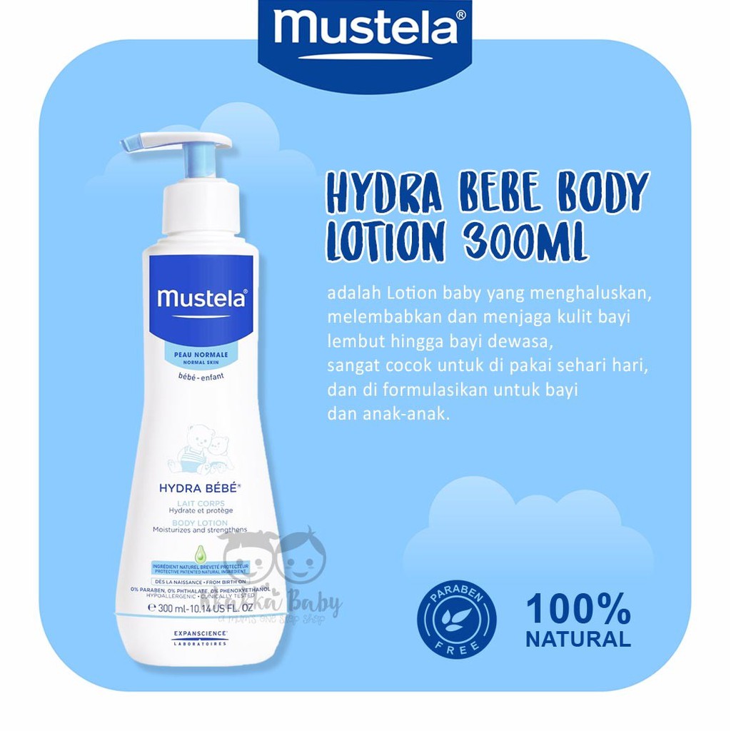 mustela body lotion 300 ml