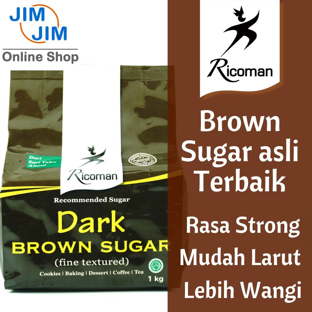 

Ricoman Dark Brown Sugar 1000 g